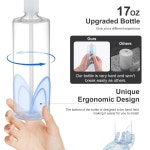 주방 싱크대용 싱크대 비누 디스펜서 또는 로션 디스펜서에 내장된 가가라이프 브러시드 니켈 ABS 펌프 헤드 17온스 대형 페트 Brushed Nickel