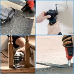 HEMUNC 진동 공구 블레이드 멀티툴 톱날 액세서리 키트 118PC