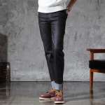 롤업 슬림 일자 울트라스판 생지 남자청바지 J1003 28