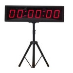 대형 LED 타이머 스탠드포함 운동회 디지털 스포츠 훈련 학교 플러그 1 8 4자리 핸드캡