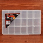 TACTIX 투명 18칸 부품함 부속함 공구박스 320006