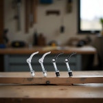 4Pcs 자전거 접이식 나사 시트포스트 고정 퀵 릴리스 나사봉 산악 클램프 잠금 안장 합금 핀 시트