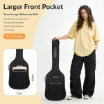 패딩이 머스캡 베이스 가방 - 방수 전기 케이스 넥 스트랩과 포켓이 긱 백팩 Bass bag