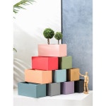 홈테코화분 각형 인테리어 컬러 소형 화분