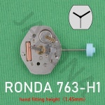 론다 763 무브먼트 763-h1 1 normtech 3 핸즈 쿼츠 무브먼트액세서리 교체 부품시계