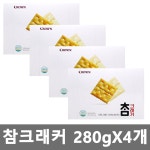 크라운제과 크라운 크라운 참크래커 280g 4개