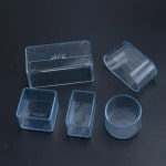1Pcs 투명 실리콘 의자 다리 커버 광장 라운드 미끄럼 방지 가구 피트 캡 레벨링 구멍 플러그 먼지