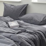 마이 베딩 차콜 슈퍼싱글 차렵이불 베개커버 세트