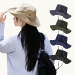 큰손할인 카우보이 벙거지모자 사파리모자 등산 캠핑 여름 아웃도어 챙넓은 비치모자 캐주얼