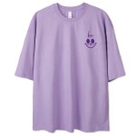 벤힛 남녀공용 HI 오버핏 반팔티셔츠 파스텔퍼플