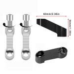 라이저 2PCS 전송베이스 M10 오토바이 수정 어댑터 백미러 된 범용 전면 브래킷 M8 m10