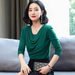댄스복 라인 줌바 라틴 방송 스포츠 댄스 성인 상의 여성 연습 의상 공연복 공연 볼룸 셔츠 사교 탱고 탭