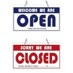 OPEN 체인걸이형 양면 안내판 CLOSED27