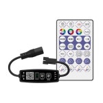 LED 컨트롤러 블루투스 음악 28 키 리모컨개별 주소 지정 RGB 스트립 Light AC37 WS2811