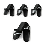 칼러 삼선 슬리퍼 4켤레 230