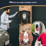 보나리 월박스 전기 자동차 충전소 보호 지붕 액세서리 충전 후 스테인리스 스틸 커버 웨더프루프