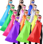 쇼트 시니어 할로윈 망토 컬러망토 무릎 길이 롤플레잉 무대 연출복 어깨 스커트