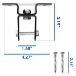 펀치백 행거용 Yes4All 헤비 마운트 천장 마운트 - 무에타이 MMA 복싱백용 우드 빔 홀더 운동 장비 사용하기 쉽고 대부분의 천장에 맞습니다