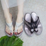 로즈큐빅 여성 발편한 쿠션 여름 쪼리 슬리퍼 235