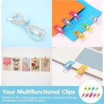 비버 400 재봉 클립 퀼팅 다용도 플라스틱 원단 제본 공예품을 위한 다양한 색상의 400