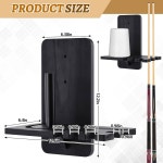 겔린 벽걸이 우드 콘 초크 홀더 견고한 풀 핸드 당구대 원뿔 5개의 홈이 테이블 액세서리 Classic Style