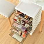 네일아트 파츠 재료 10단 캐비닛 수납 이동식 서랍 A4 캐비닛 1높이2 얕음 3단