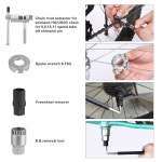 Swiss Tech 30피스 자전거 도구 키트 보관 케이스가 포함된 유지 관리 세트 산악 도로 공원 자전거용 액세서리