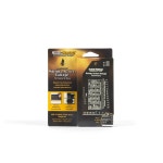 스트링 높이를 위한 MusicNomad 정밀 액션 게이지 자 - 메트릭 SAE 64ths Gauge Ruler MN602