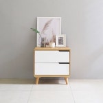 좁은공간 2단 가구장 아이방 작은방 수납장 600 보관함 거실 아카시아