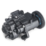 RCLIONs TRX4 T4 1 10 RC 크롤러 차량용 스틸 기어가 장착된 CNC 알루미늄 금속 변속기 케이스 기어박스