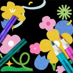 샤이닝 소프트 12색 메탈릭 마커펜