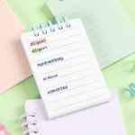 파스텔 루즈링 수첩 4p 유선 스프링 줄노트 스카이