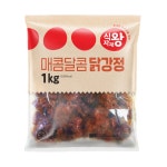푸디스트 식자재왕 매콤달콤닭강정 1kg 동해식품 냉동 2개
