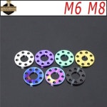 FLAWLESSTI 야마하 Xmax 300 베스파 스프린트 150 티타늄 와셔 M6M8 Gr5