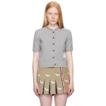 톰브라운 RWB 와플 반팔 카디건 FJT390A J0216