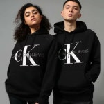 100 Calvin Klein Jeans 후드티 캘빈클라인진 남성 여성 모노그램 자수 로고 후드티셔츠 J3171