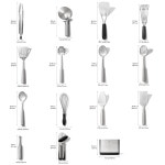 OXO 스틸 피스 식기 세트 15개 PC 스테인리스