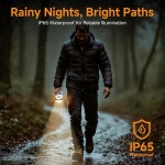 충전식 21000mAh 캠핑 조명 망원 접이식 마그네틱 랜턴 스탠드 IPX6 방수 손전등 비상용 램프 하이킹