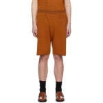 Bianca Saunders 플리츠 쇼츠 352 TP839448590