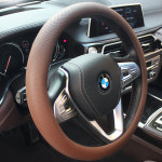 BMW5시리즈 핸들커버 메소드 가죽 차량용 핸들카바