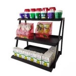 유나마 마트 매대 3단 카페 편의점 선반 쿠키진열대 간식 과자 빵집 카운터 디저트 야채 문구점