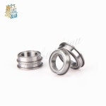 10pcs 플랜지 볼 베어링 얇은 벽 금속 차폐 F682ZZ