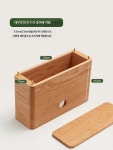 미니 우드 원목 핸드타올 박스 감성 휴지 페이퍼타올 거치대 케이스 티슈 화장실 오크 휴지 케이스