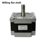 Nema34 2 상 4 선 스텝퍼 모터 타각기 하이브리드 3Nm 1 8 도 4A 샤프트 직경 keyway shaft