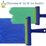 젤 프레스 고무 브레이어 - 인쇄 스크랩북 종이 공예 홈 데코 등 4 그린