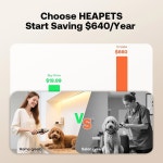 히펫 개 그루밍 클 저소음 전기 소음 조절 가능한 빗 고양이 애완동물을 위한 충전식 무선 개털