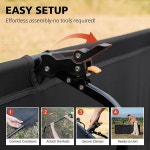 모제스트 초경량 캠핑 침대 - 휴대용 접이식 침대 350파운드 지원 여행 캠핑 하이킹 배낭여행 등산