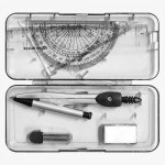 각도기 컴퍼스 세트 제도 학교준비물