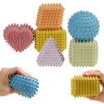 소근육발달 아기교구 말랑 도형 아기공 촉감볼 장난감 9개월아기장난감 6개월아기장난감 감각놀이 1개