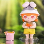 팝마트 버니 플레이풀니스 블라인드 박스 귀여운 애니메이션 액션 피규어 3 물고기 잡기